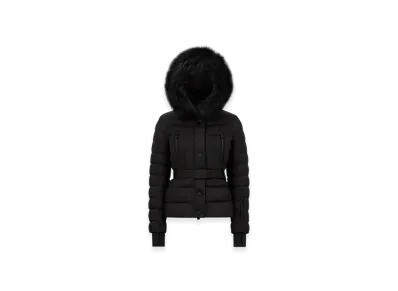 MONCLER Beverley Hooded Down Ski Jacket "Black"