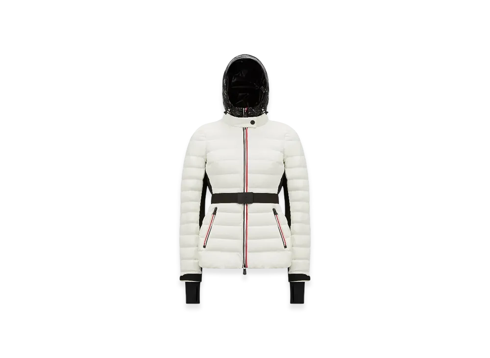 MONCLER Bruche Hooded Down Ski Jacket "White"
