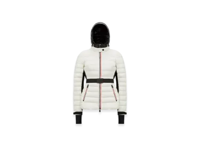 MONCLER Bruche Hooded Down Ski Jacket "White"