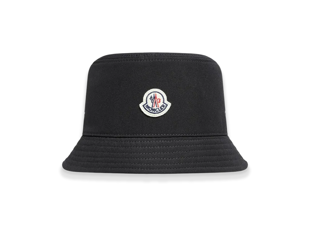 MONCLER Cotton Blend Bucket Hat "Black"