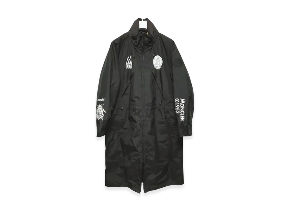 モンクレール x アラカワ ジュボット ジーニアス 21AW WZIP ダウンコート "ブラック"