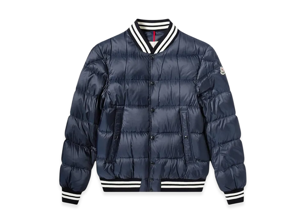 Moncler Vincennes Down Bomber Jacket "Navy"