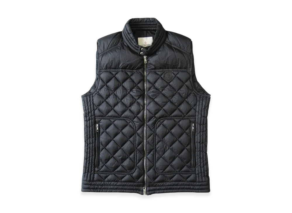 モンクレール ロッドジレ キルティング ダウンベスト "ブラック"