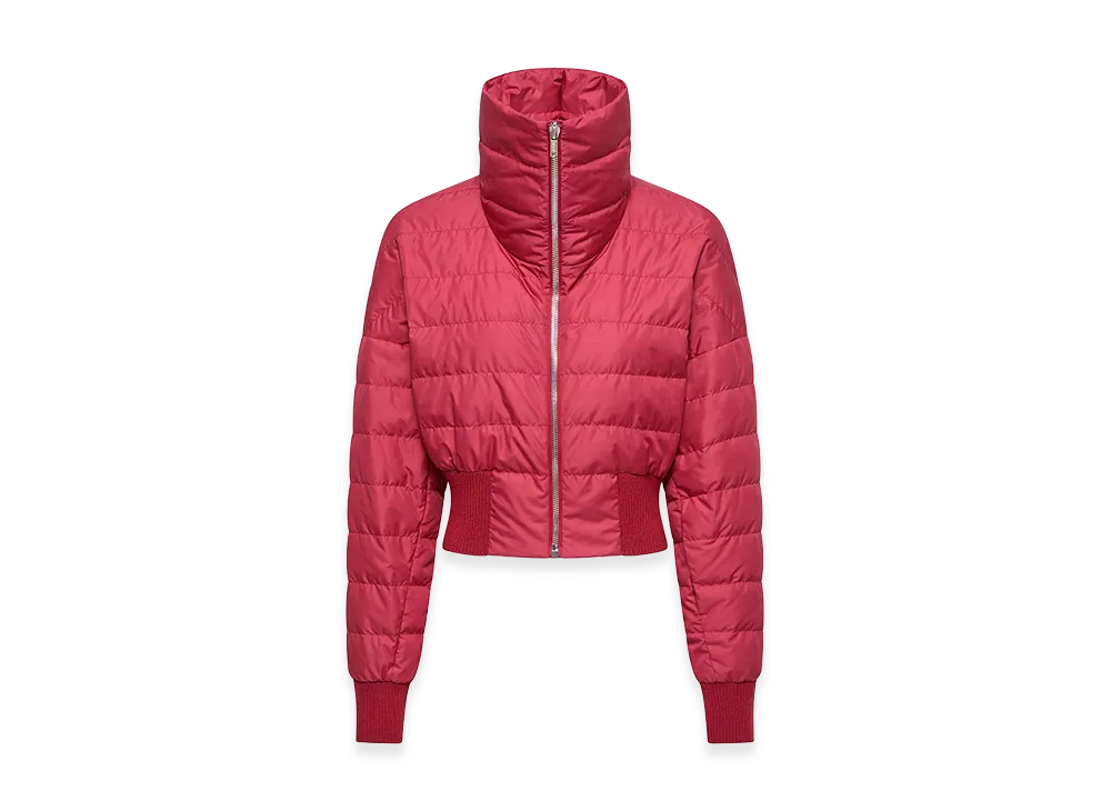 MONCLER x Rick Owens Cropped Down Jacket "Cherry"