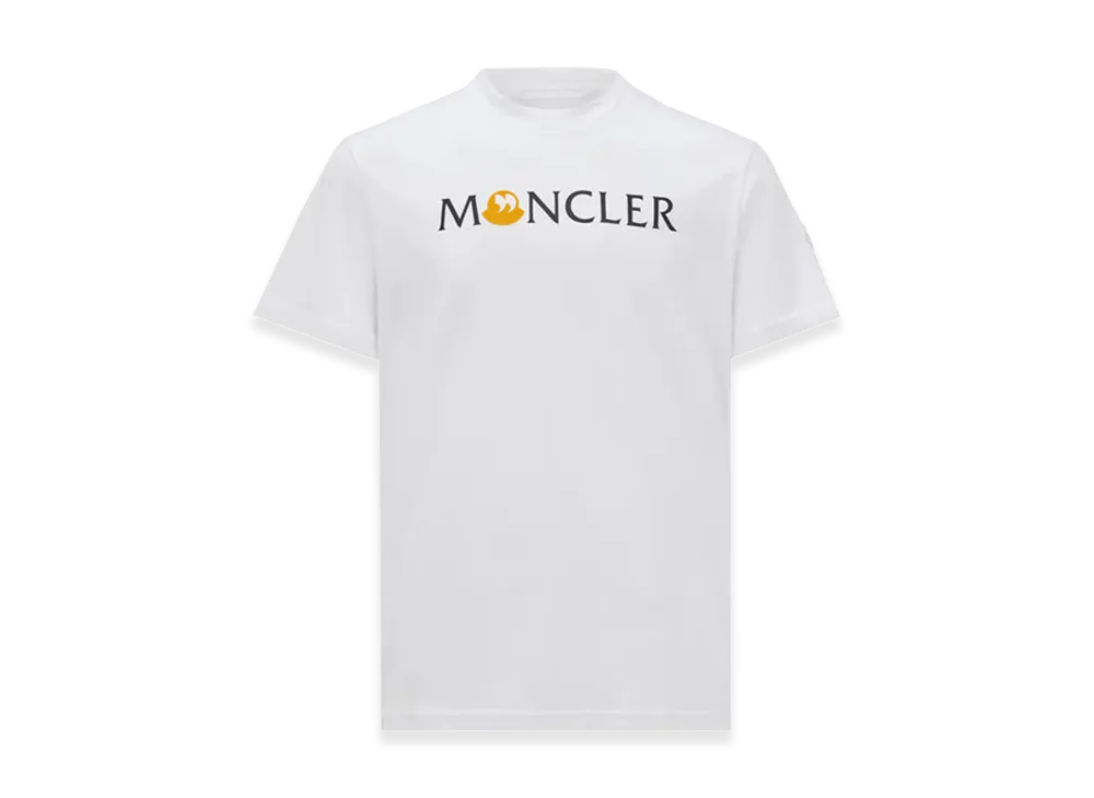 MONCLER Punctuation Logo Cotton T-Shirt "White"