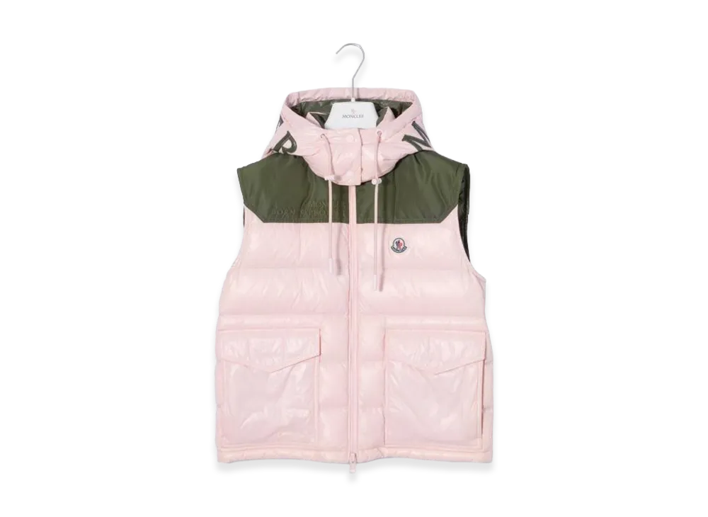 MONCLER Down Vest "Pink"