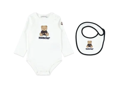 MONCLER Kids Jumpsuits "White"