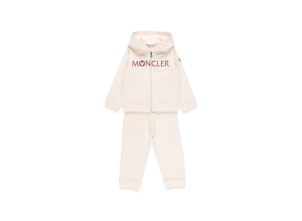 MONCLER Kids Hoodie And Joggers "Pink"