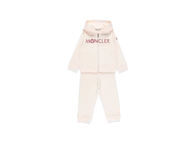 MONCLER Kids Hoodie And Joggers "Pink"
