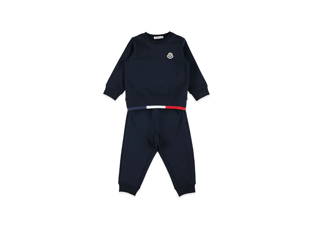 MONCLER Kids Sweatshirt And Joggers "Dark Blue"