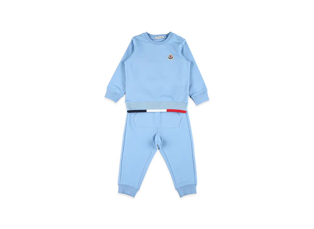 MONCLER Kids Sweatshirt And Joggers "Blue"