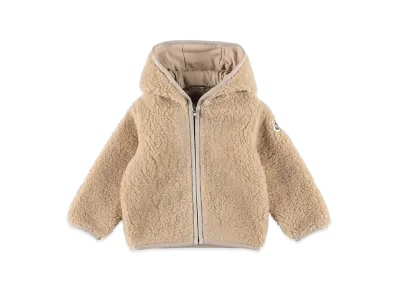 MONCLER Kids Teddy Fleece Jacket "Beige"