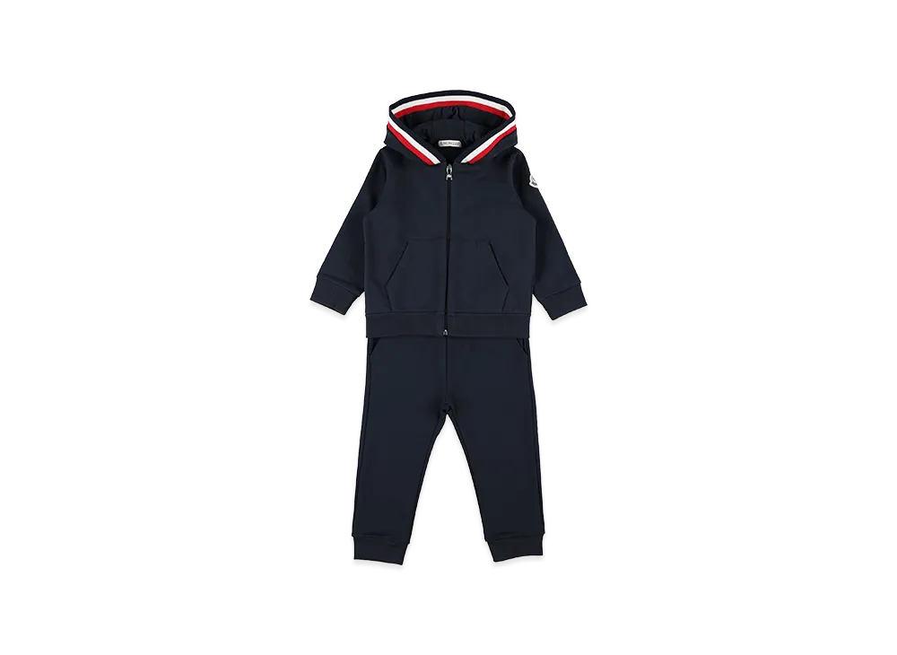 MONCLER Kids Hoodie And Joggers "Dark Blue"