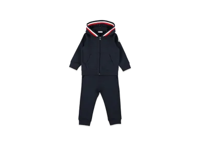 MONCLER Kids Hoodie And Joggers "Dark Blue"