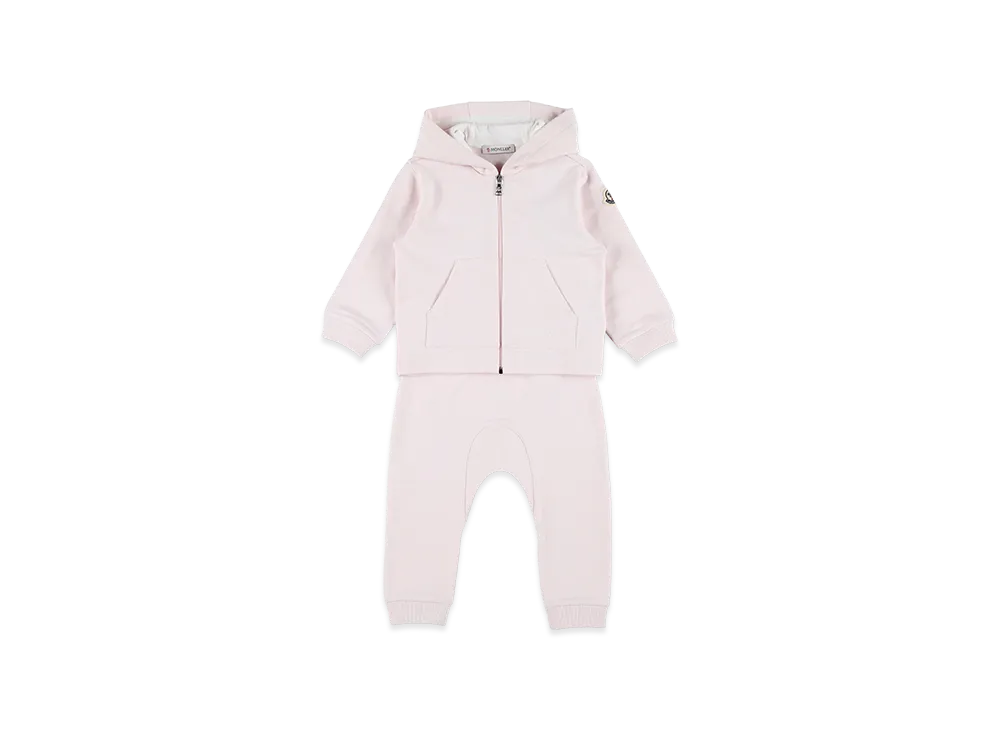 MONCLER Kids Hoodie And Joggers "Pink"