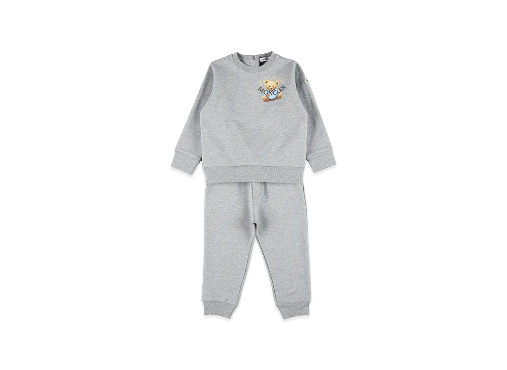 MONCLER Kids Sweatshirt And Joggers "Gray"