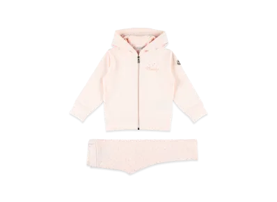 MONCLER Kids Hoodie And Joggers "Pink"