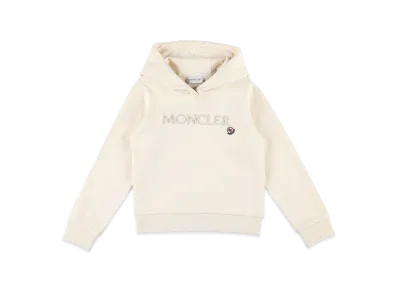 MONCLER Kids Hoodie "White"