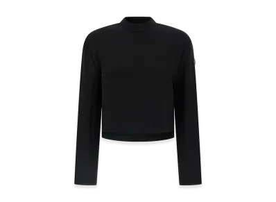 MONCLER Women's Edward Enninful Long Sleeve T-Shirt "Black"