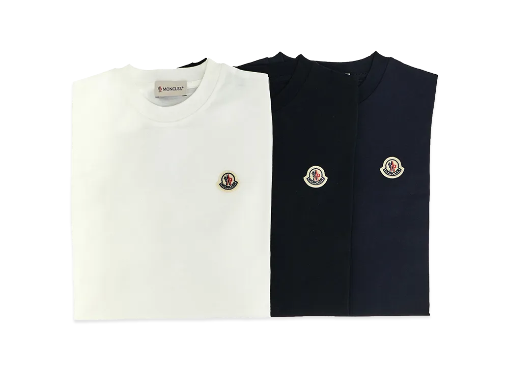 MONCLER Kids 3-Pack Logo T-Shirt "Multicolor"