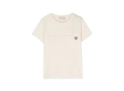 MONCLER Kids T-Shirts "Cream"