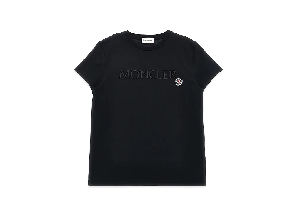 MONCLER Kids 3D Embroidery T-Shirt "Black"
