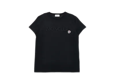 MONCLER Kids 3D Embroidery T-Shirt "Black"