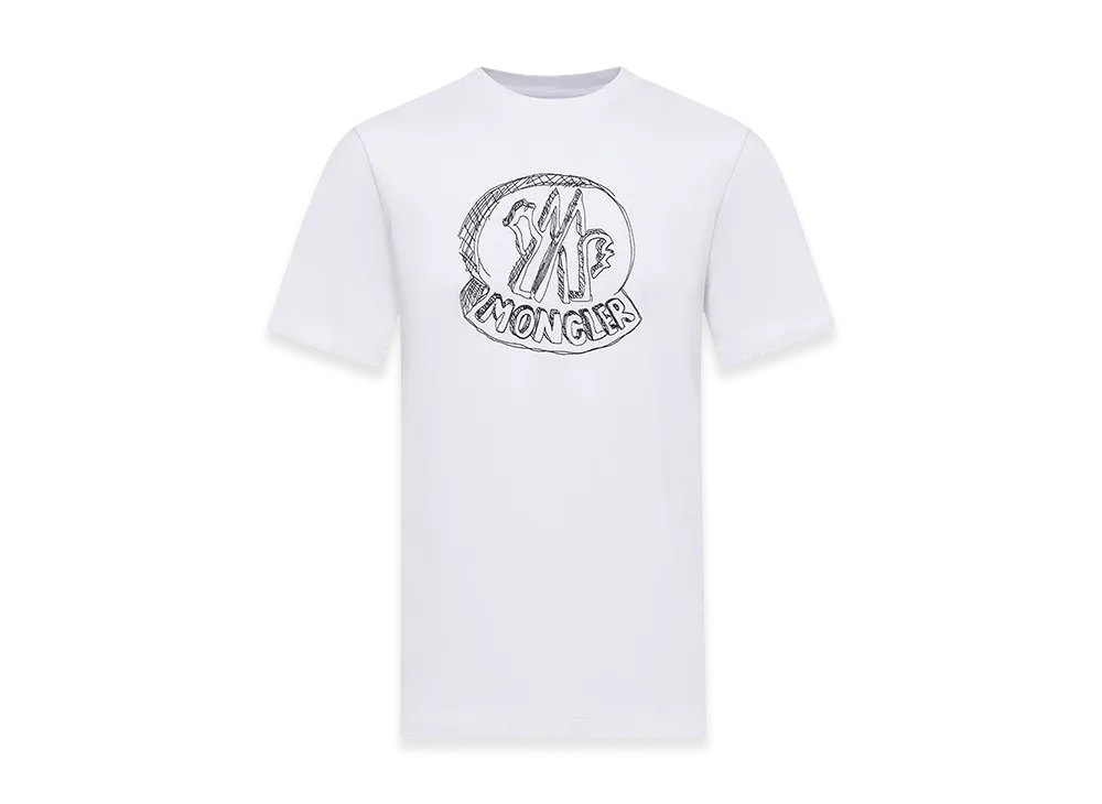 モンクレール ロゴ エンブロイダリー Tシャツ 8C000 05 899H5 モンクレール ロゴ エンブロイダリー Tシャツ 8C000 05 899H5 MONCLER