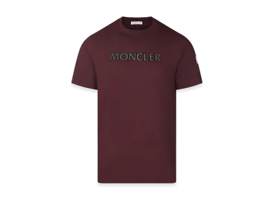 MONCLER T-Shirt "Burgundy"