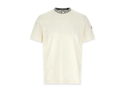 MONCLER Logo Crew Neck T-Shirt "White"