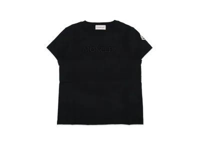 MONCLER Kids Logo Embroidery T-Shirt "Black"
