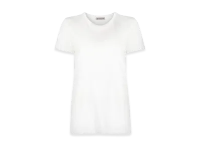 MONCLER Women's Logo Patch T-Shirt "White"