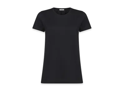 MONCLER Women's Logo Patch T-Shirt "Black"