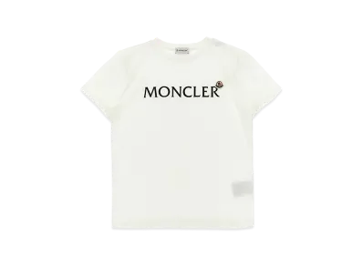 MONCLER Kids Logo T-Shirt "White"