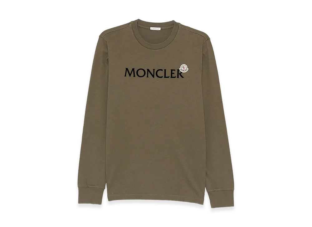 MONCLER Logo Cotton Sweatshirt "Green"