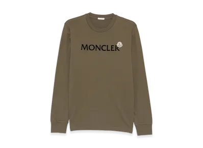 MONCLER Logo Cotton Sweatshirt "Green"