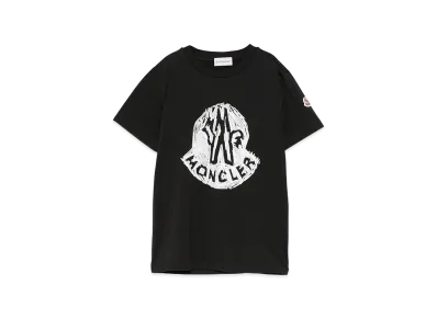 MONCLER Kids Printed T-Shirt "Black"