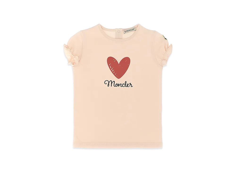 MONCLER Kids Printed T-Shirt "Pink"
