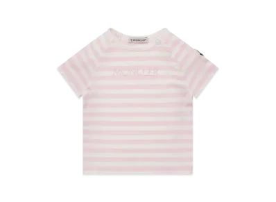 MONCLER Kids Striped T-Shirt "Pink"