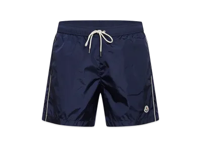 MONCLER Nylon Swimming Shorts "Dark Blue"
