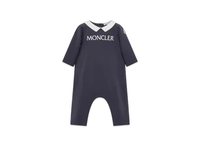 MONCLER Kids Logo Embroidery Jumpsuit "Black"