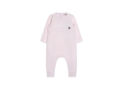 MONCLER Kids Logo Jumpsuit "Pink"