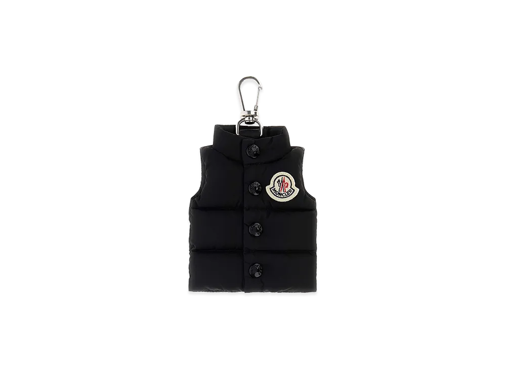 MONCLER Fabric Key Ring "Black"