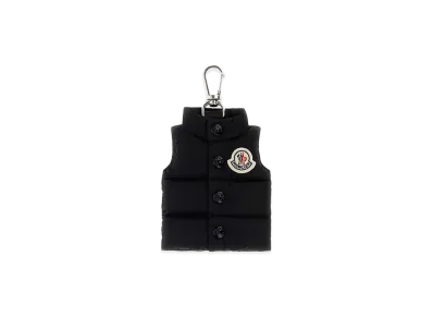 MONCLER Fabric Key Ring "Black"