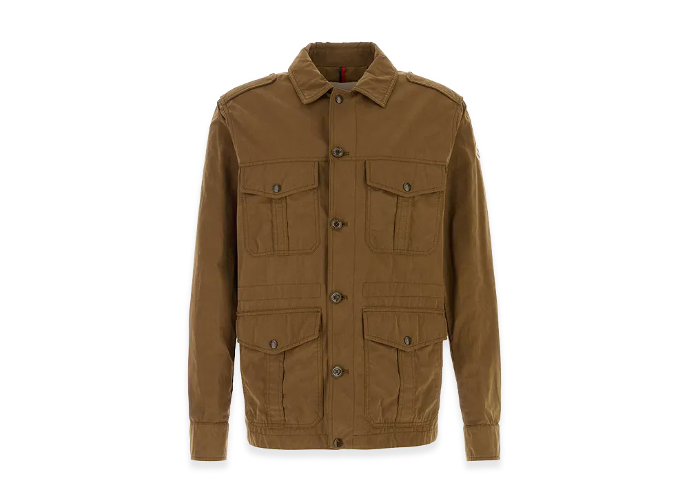 MONCLER Biscuit Cotton Blend Amnicon Jacket "Camel"