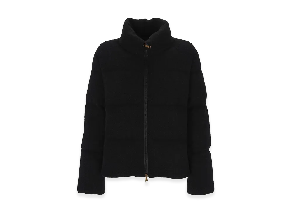 MONCLER Women's Polyester Blend Mornas Down Jacket "Black"