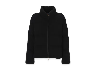MONCLER Women's Polyester Blend Mornas Down Jacket "Black"
