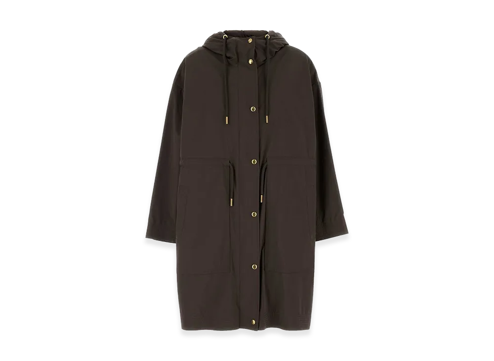 MONCLER Women's Nylon Sainbel Parka "Brown"