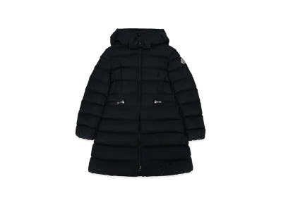 MONCLER Kids Charpal Long Coat "Dark Blue"