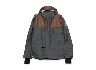 MONCLER Denim Langtang Jacket "Blue"